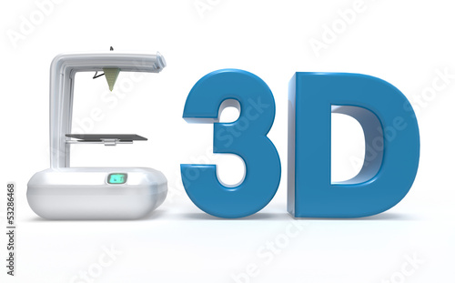 Illustration: Impresora 3d Impresora 3d