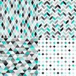 seamless turquoise geometric pattern