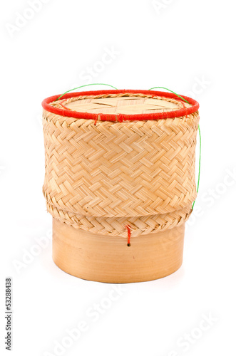 Photo: Thai Lao Original Handwoven Bamboo Sticky Rice. Thai Lao Original Handwoven Bamboo Sticky Rice.