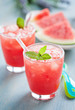 sommerlicher wassermelonen-smoothie