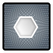 abstract object with hexagon