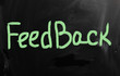 social media concept - text handwritten on a blackboard