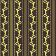 abstract seamless pattern with lines and leaves