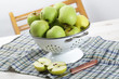 Photo: Apples in a colander Apples in a colander