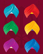 colorful turbans
