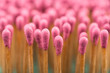 Close-up of a red matches
