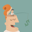 Business man motivation , eps10 vector format