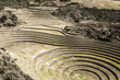 Peru,Moray,ancient Inca circular terraces.