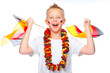 Photo: german soccer fan cheering german soccer fan cheering