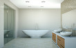 Illustration: modernes Badezimmer modernes Badezimmer