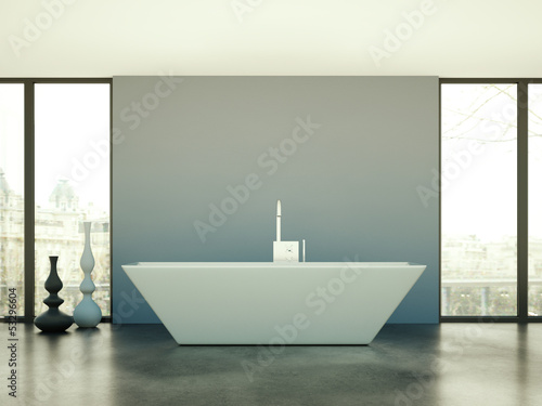 Illustration: modernes Badezimmer modernes Badezimmer