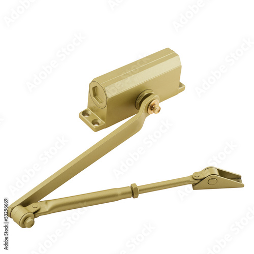 Photo: The device for automatic closing a door The device for automatic closing a door