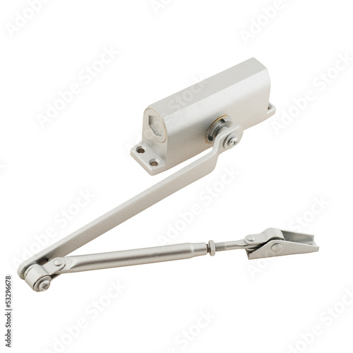 Photo: The device for automatic closing a door The device for automatic closing a door
