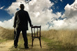 Man watching the horizon