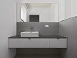 Photo: bagno moderno con grande specchio bagno moderno con grande specchio