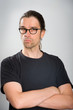 man with glasses