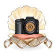 Camera in pearl
