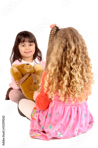 Photo: girls playing girls playing