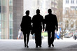 Business people in the office center.