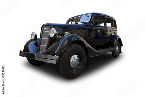 Photo: Retro car. Retro car.