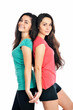Portrait of young beautiful sisters