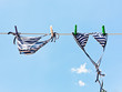 bikini suit drying in wind