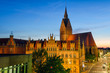 Marktkirche und Altes Rathaus in Hannover, Deutschland