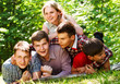 Teenage friends outdoor portraits