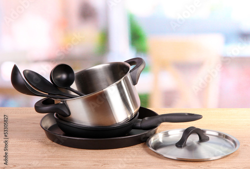 Photo: kitchen tools on table in kitchen kitchen tools on table in kitchen