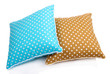 Two pillows isolated on white