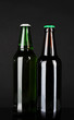 Bottles of beer on dark background