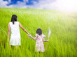 Mom and daughter