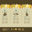 Modern business design template, infographic, website