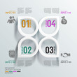 Modern business design template, infographic, website