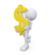 3D Minimalistic Person - Dollar