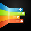 Modern vector full color info graphic