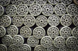 Old and empty reel of thread