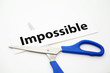 Impossible cut to possible