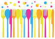 Rainbow cutlery