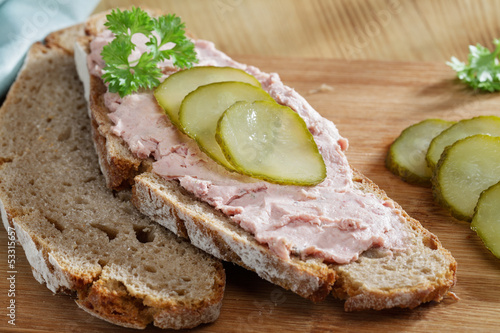 Photo: Leberwurstbrot Leberwurstbrot