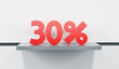 sale at 30 percent