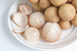 Langsat fruit is a fruit from the South East Asia.