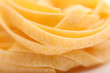Yellow tagliatelle