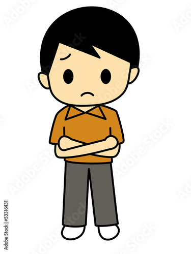 Illustration: 悩む 男性 悩む 男性