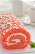 Cake "Red Velvet" with strawberries.
