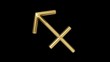 Horoscope:  golden spinning sign of the zodiac – sagittarius