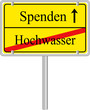 Hochwasser Spenden