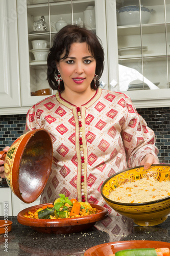 Photo: Couscous and tajine for Ramadan Couscous and tajine for Ramadan
