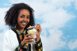 Icecream African girl