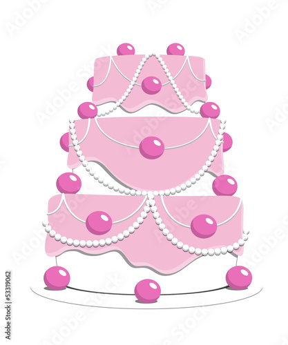 Illustration: Pink Cake Pink Cake